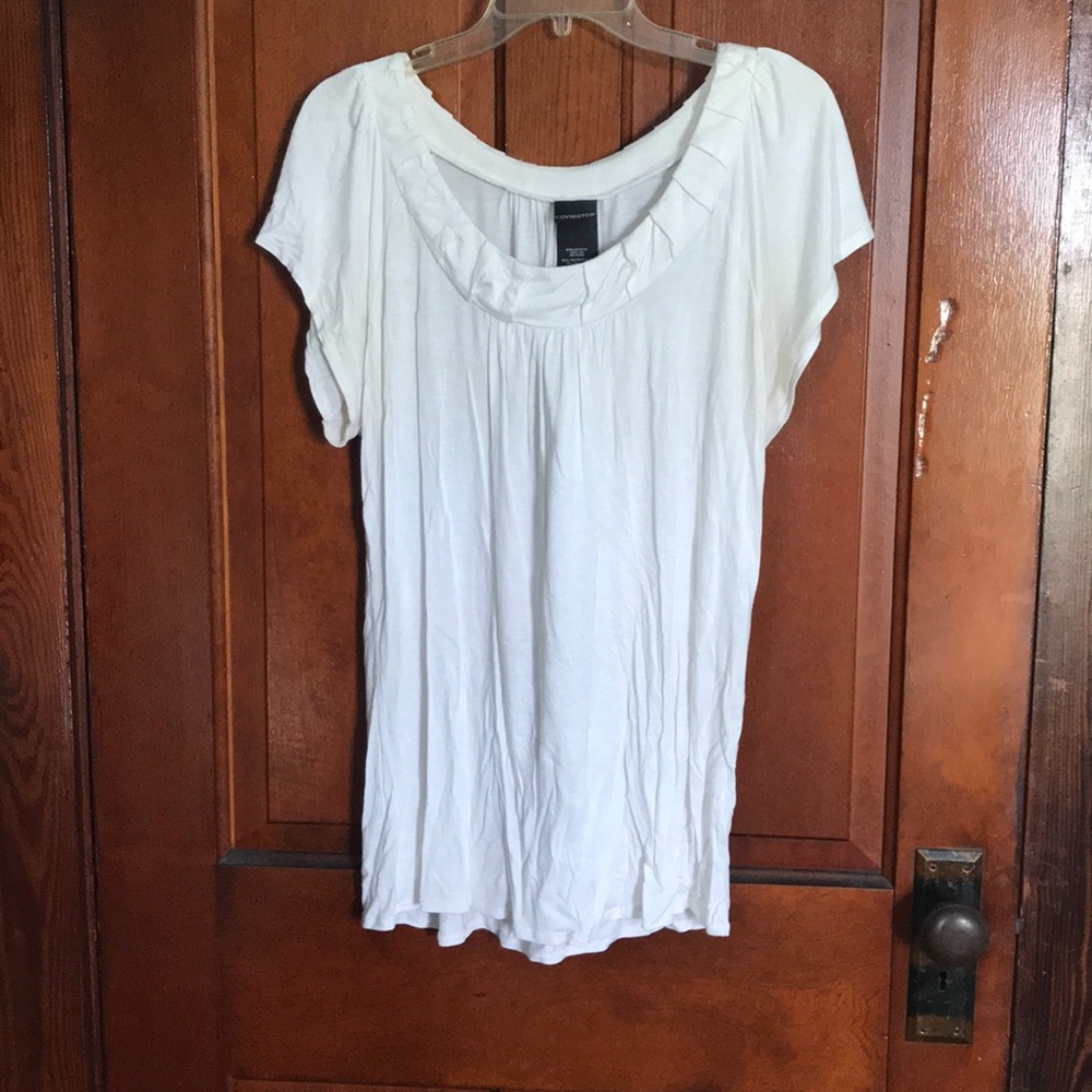 White short sleeve dress shirt